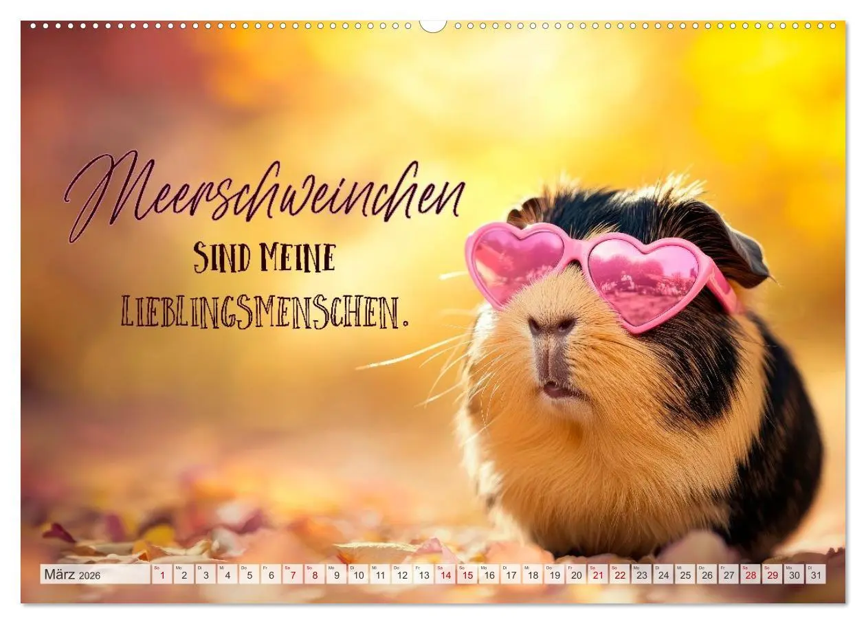 Bild: 9783516235791 | Meerschweinchen LUSTIG DURCHS JAHR (hochwertiger Premium...