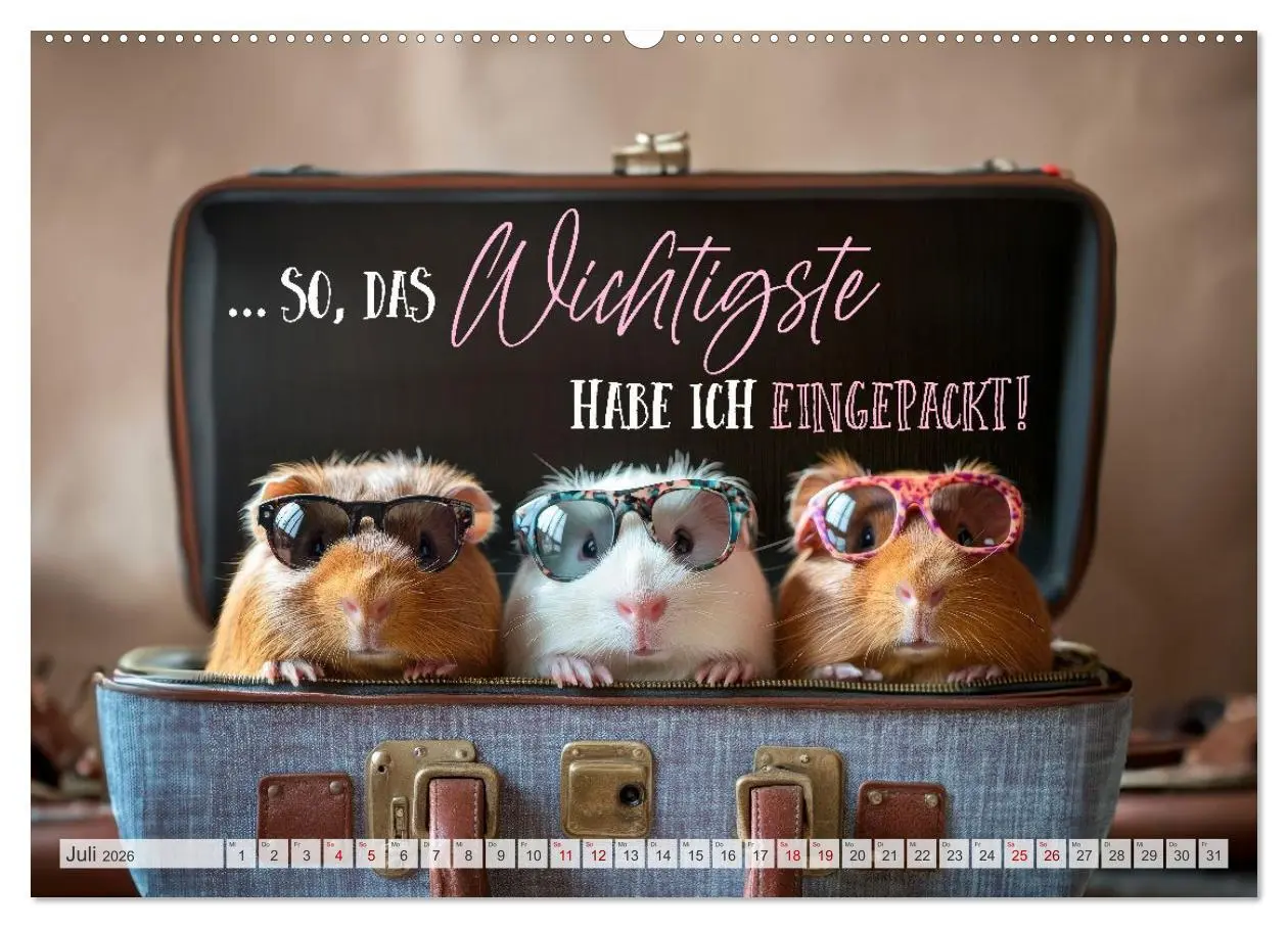 Bild: 9783516235791 | Meerschweinchen LUSTIG DURCHS JAHR (hochwertiger Premium...