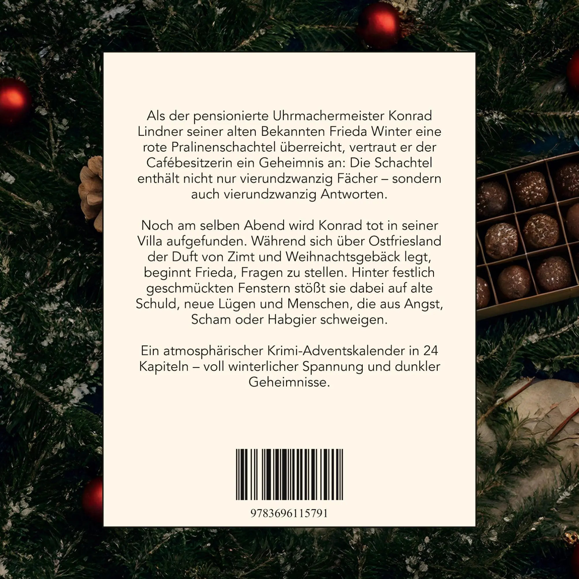 Rückseite: 9783696115791 | Tod in Ostfriesland | Der Krimi-Adventskalender in 24 Akten | Günther