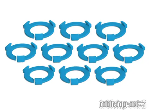 Cover: 704270725891 | Squad Marker - 25mm Azure Blue (10) | Tabletop-Art | EAN 704270725891