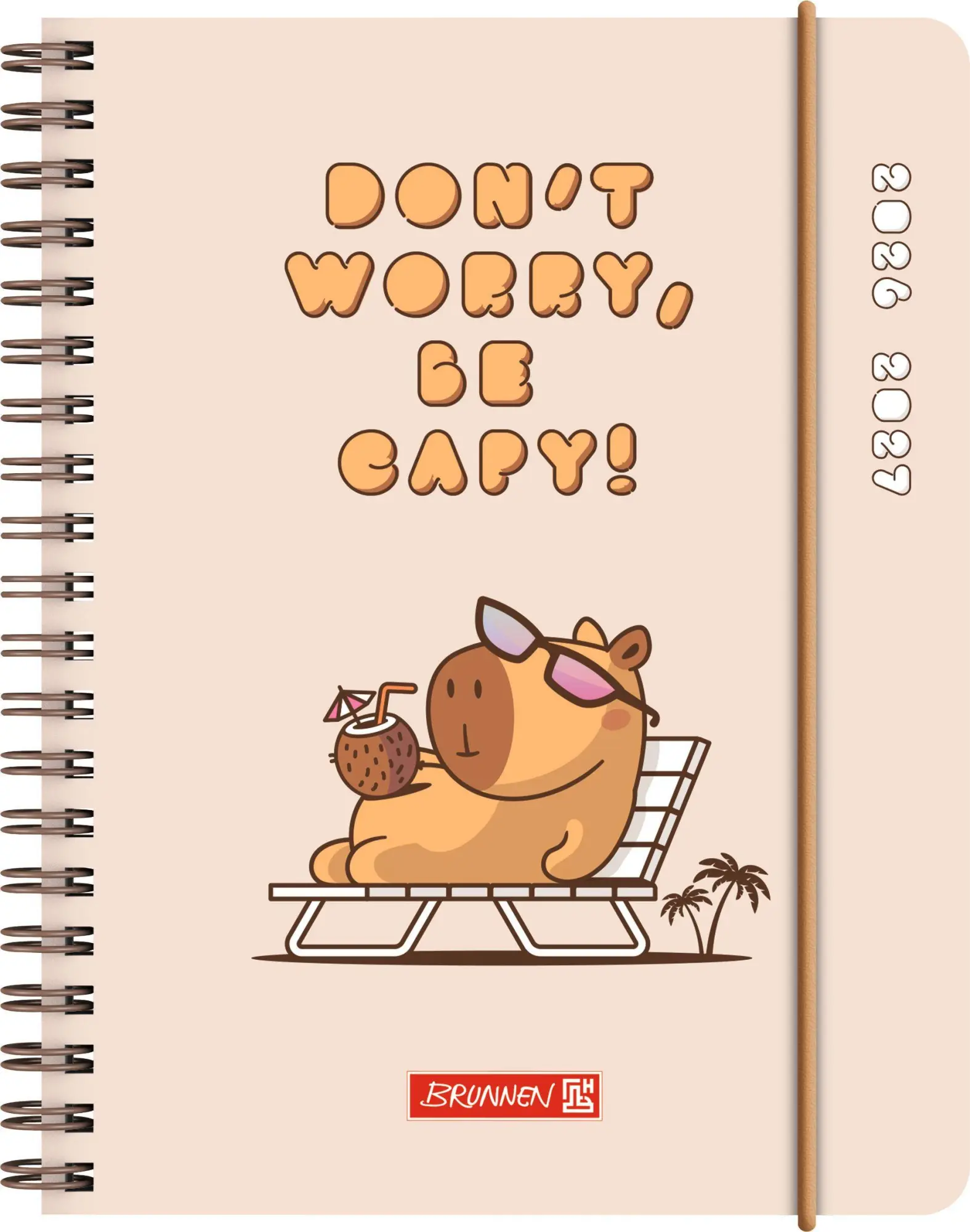 Cover: 4061947155891 | Schülerkalender 2026/2027 "Capy" A6, Kunststoff | Buch | 208 S. | 2027