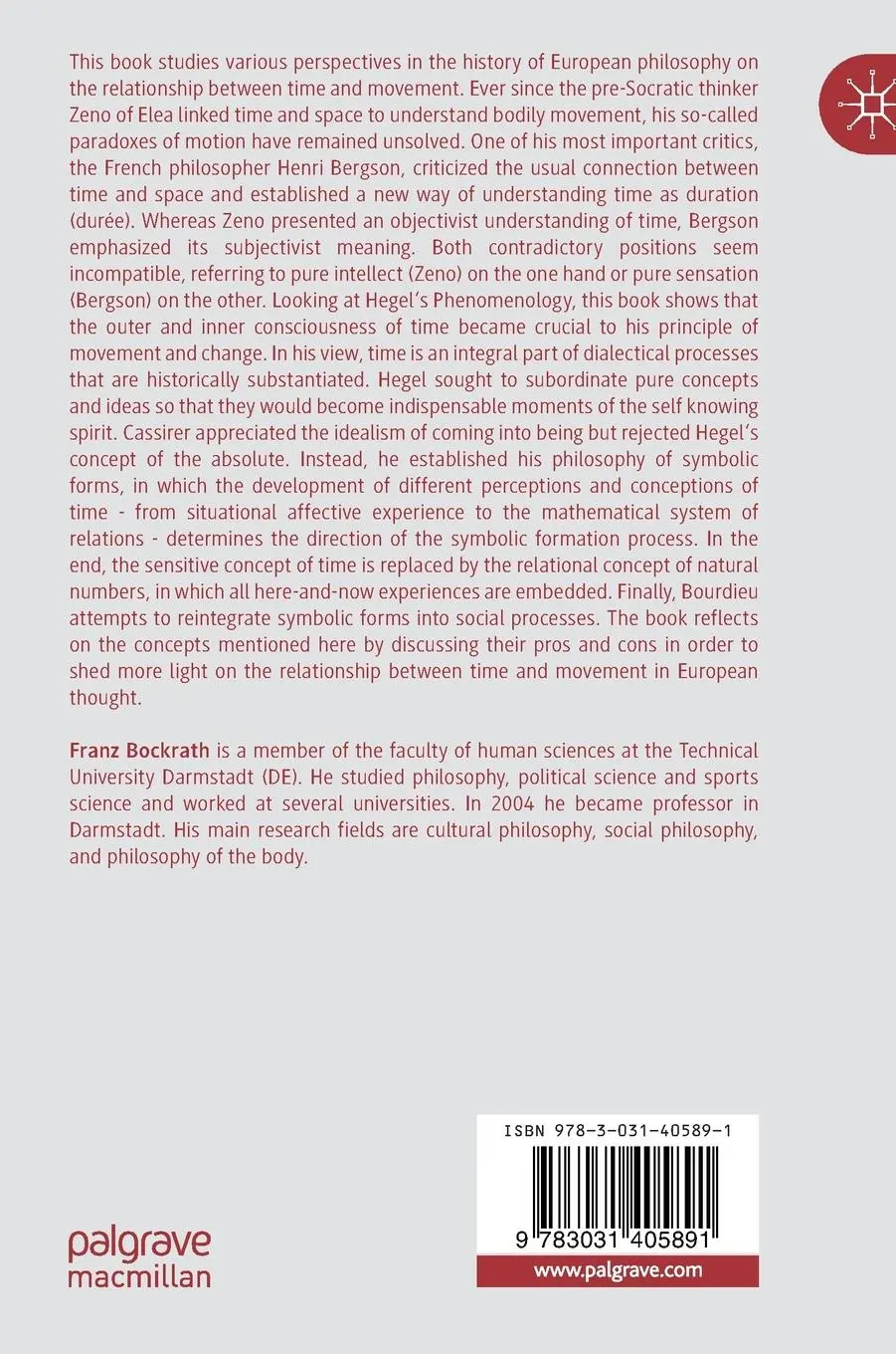 Rückseite: 9783031405891 | Time, Duration and Change | A Critique of Theories of Pure Movement