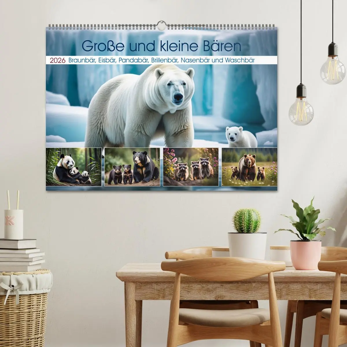 Bild: 9783457375891 | Große und kleine Bären (Wandkalender 2026 DIN A2 quer), CALVENDO...