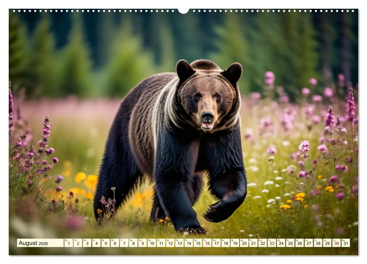 Bild: 9783457375891 | Große und kleine Bären (Wandkalender 2026 DIN A2 quer), CALVENDO...