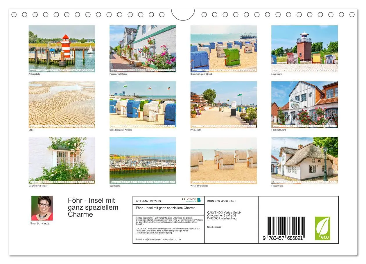 Bild: 9783457685891 | Föhr - Insel mit ganz speziellem Charme (Wandkalender 2026 DIN A4...