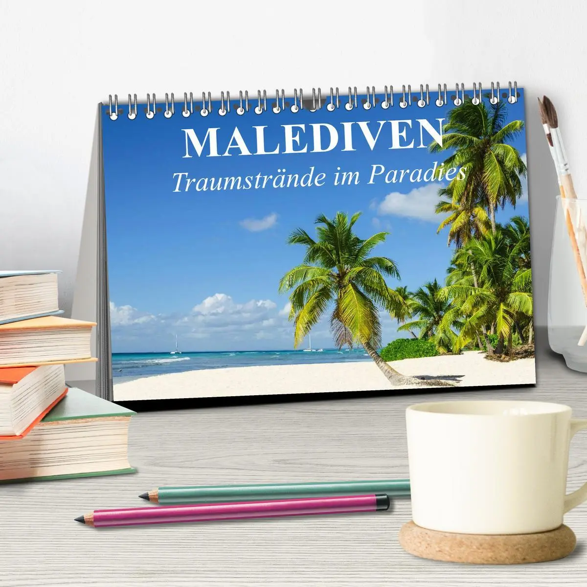 Bild: 9783516085891 | Malediven - Traumstrände im Paradies (Tischkalender 2026 DIN A5...