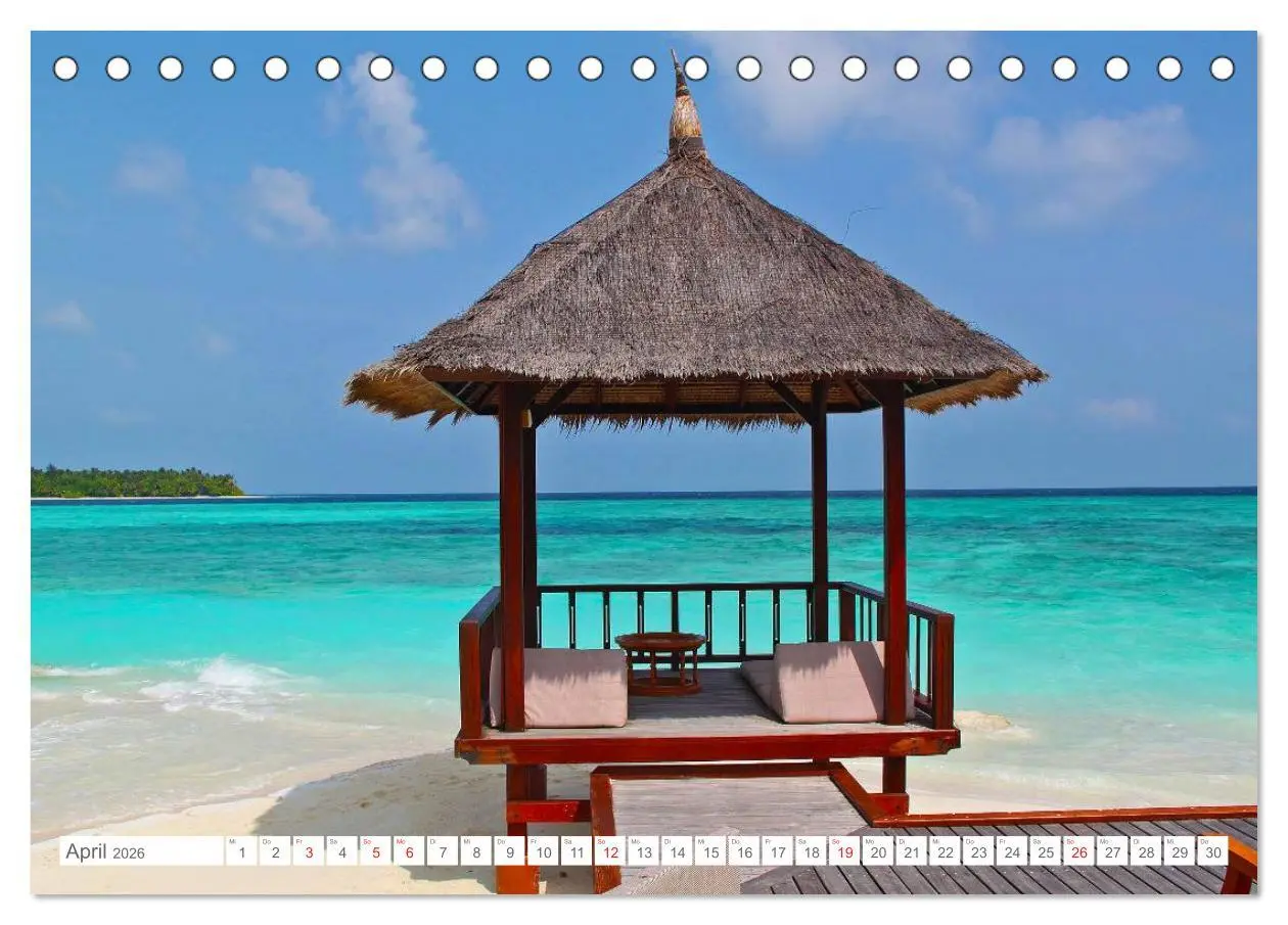 Bild: 9783516085891 | Malediven - Traumstrände im Paradies (Tischkalender 2026 DIN A5...