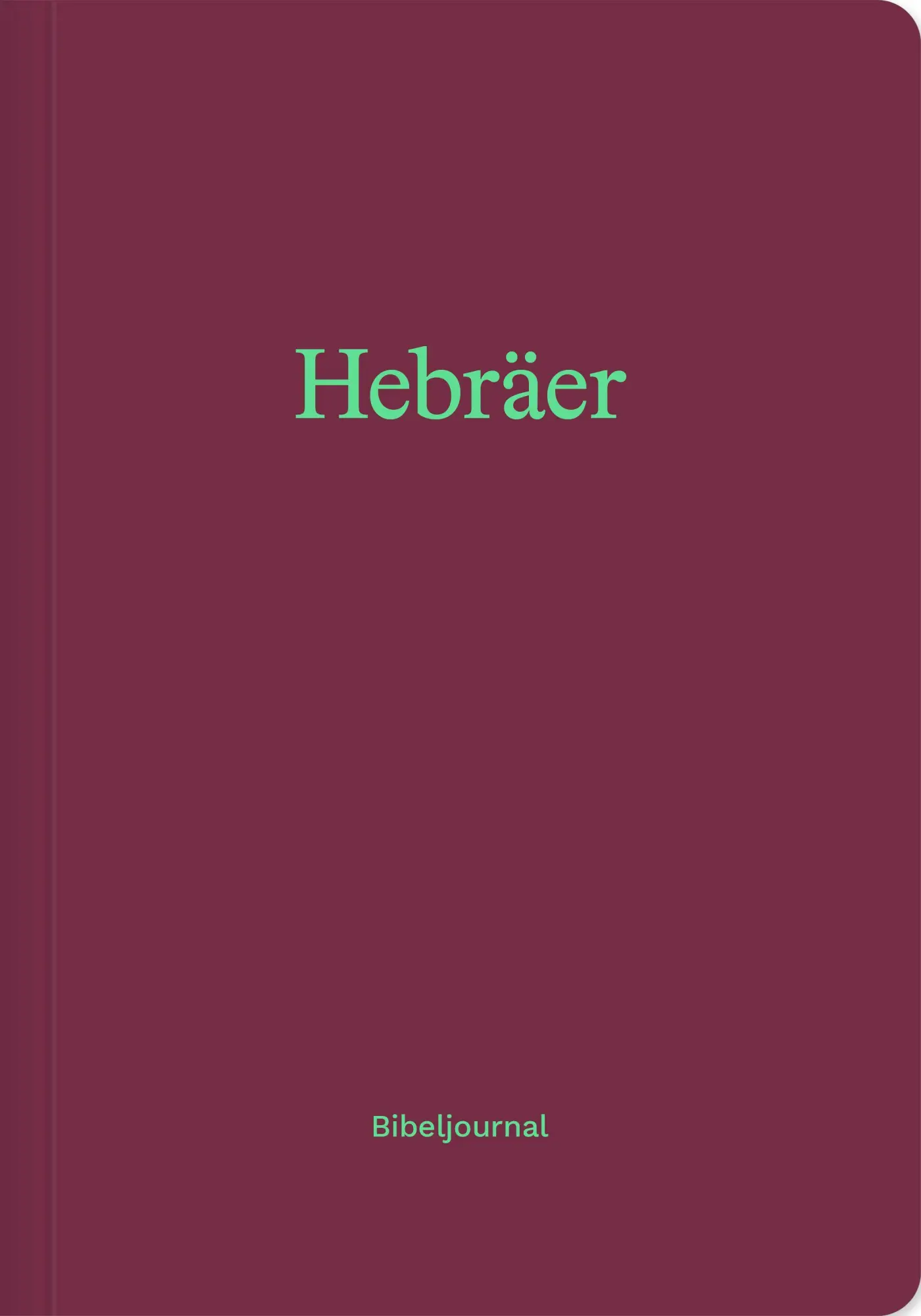 Cover: 9783986655891 | Hebräer (Bibeljournal) | Verbum Medien | Taschenbuch | Bibeljournal