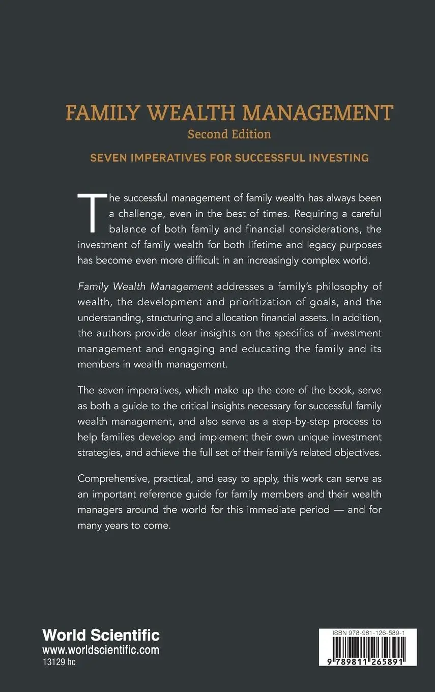 Rückseite: 9789811265891 | FAMILY WEALTH MANAGEMENT (2ND ED) | Tom Mccullough Mark Haynes Daniell