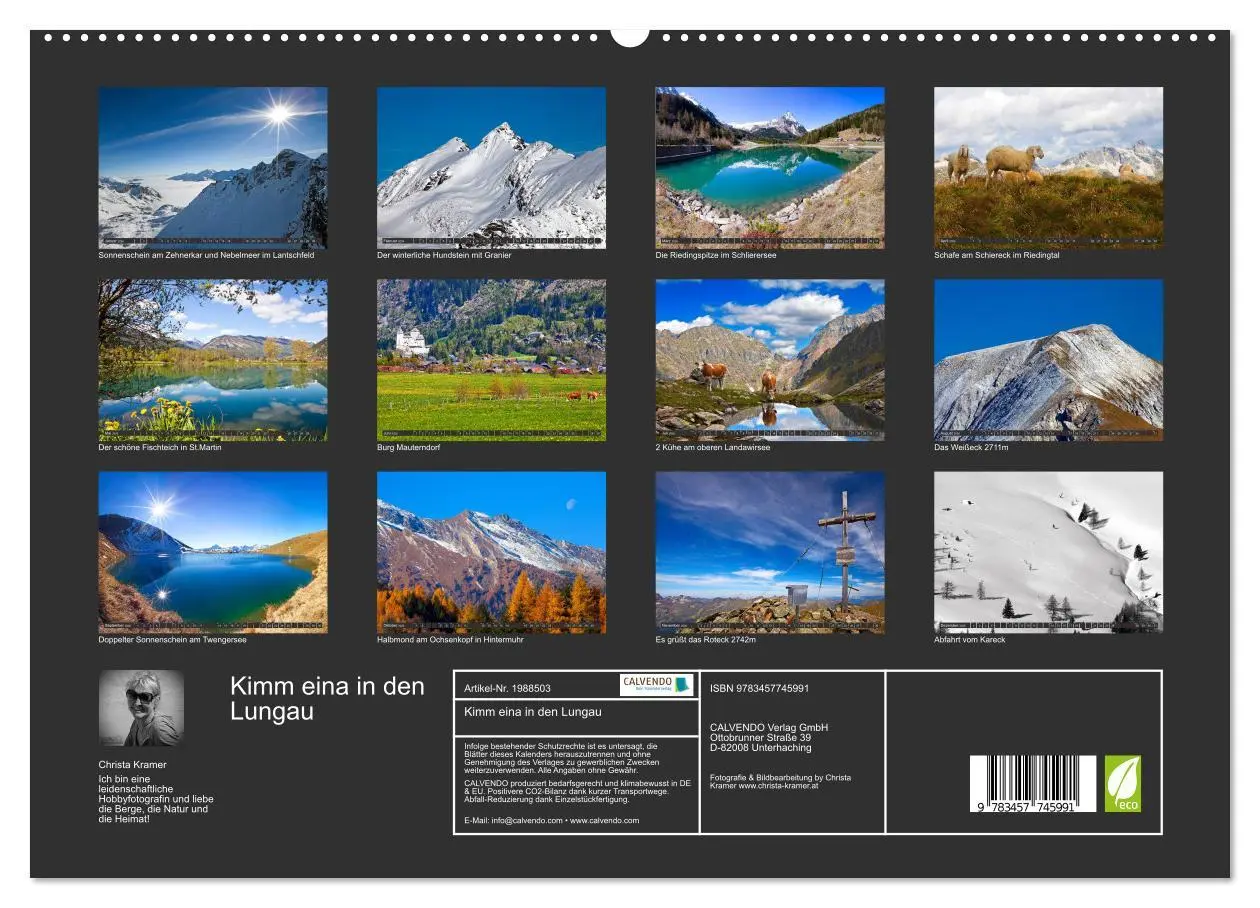 Bild: 9783457745991 | Kimm eina in den Lungau (hochwertiger Premium Wandkalender 2026 DIN...
