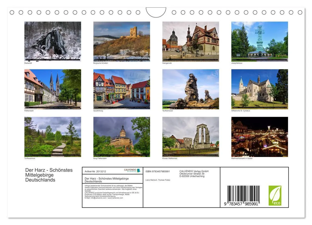 Bild: 9783457985991 | Der Harz - Schönstes Mittelgebirge Deutschlands (Wandkalender 2026...