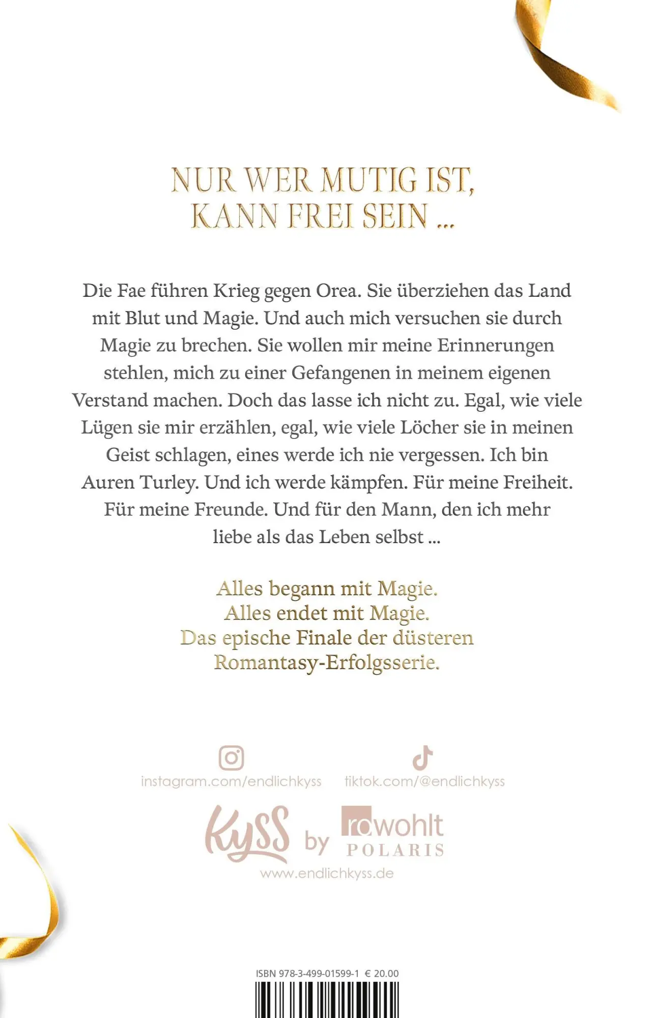 Rückseite: 9783499015991 | The Darkest Gold - Die Befreite | Raven Kennedy | Taschenbuch | 784 S.
