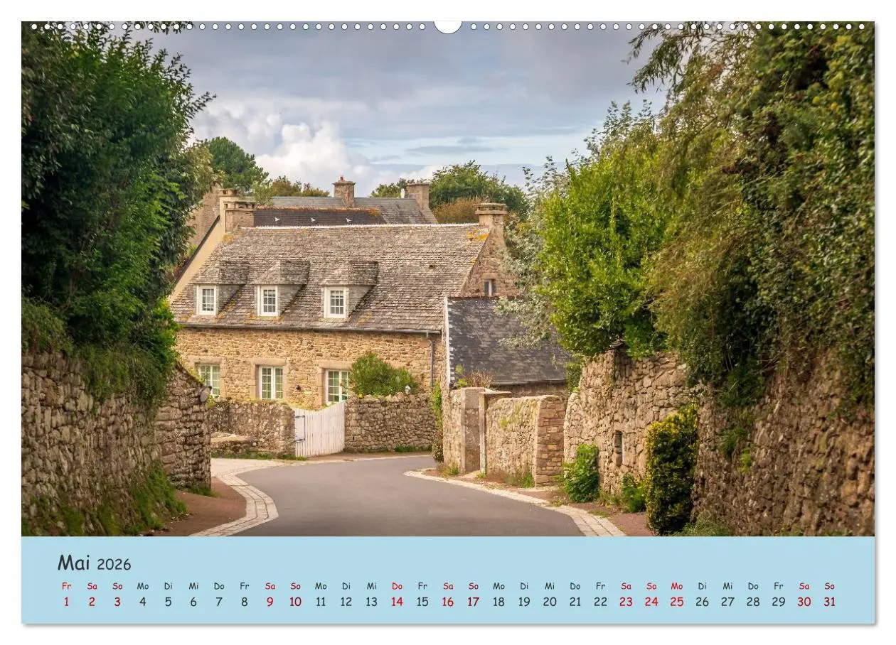 Bild: 9783516215991 | Unterwegs in der Normandie (Wandkalender 2026 DIN A2 quer),...