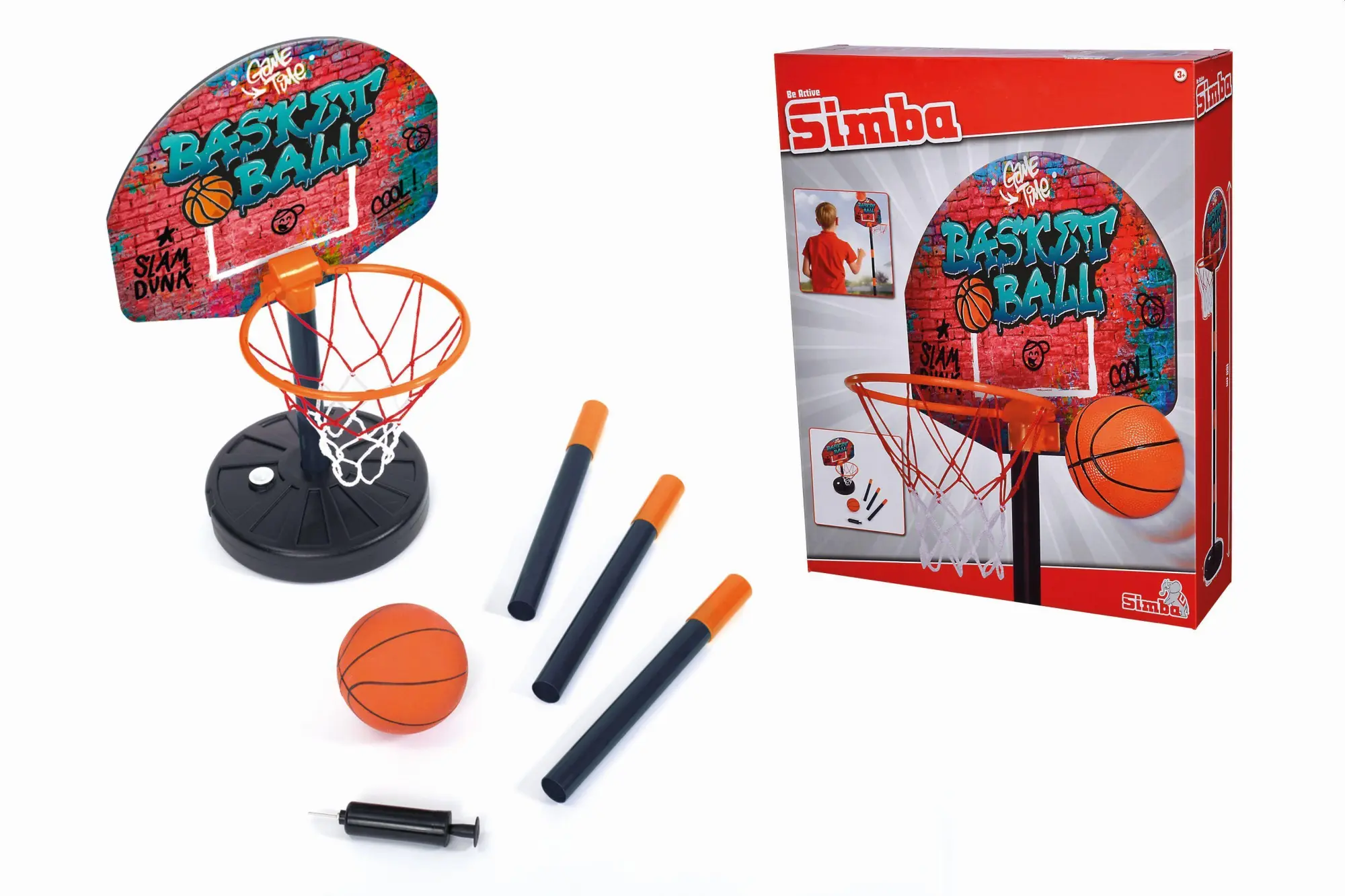 Bild: 4006592776091 | Basketball Set mit Ständer | Spiel | Art &amp; Fun | 107407609 | Deutsch