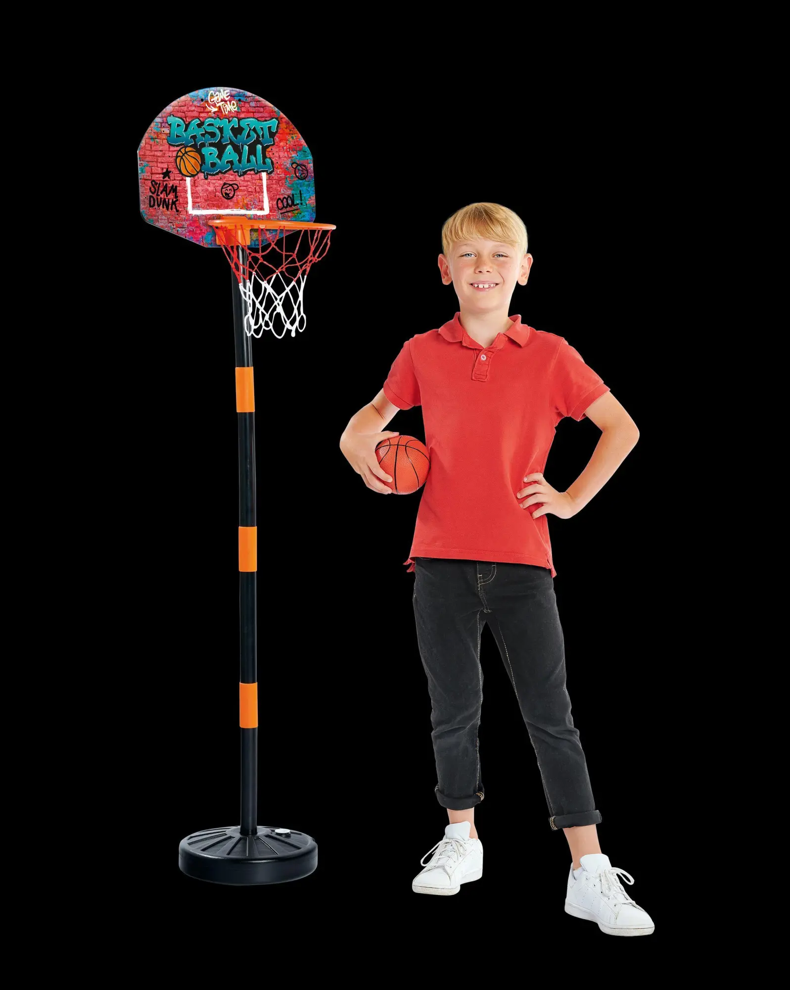 Bild: 4006592776091 | Basketball Set mit Ständer | Spiel | Art &amp; Fun | 107407609 | Deutsch