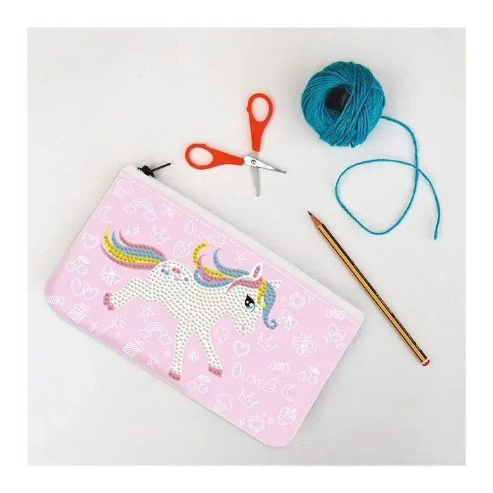 Bild: 4895225926091 | DOTZIES BY DIAMOND DOTZ - Diamond Painting Etui Einhorn | 2592609