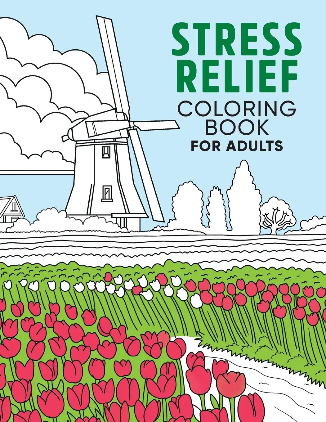 Cover: 9781648766091 | Stress Relief Coloring Book for Adults | Jenny Palmer | Taschenbuch
