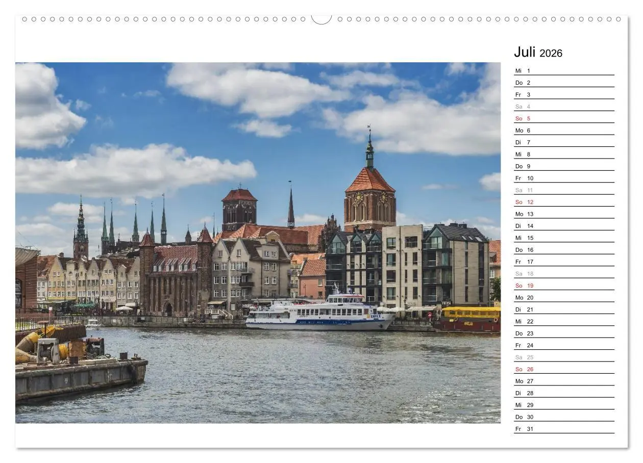 Bild: 9783516036091 | Danzig - Zeit für Entdeckungen (Wandkalender 2026 DIN A2 quer),...