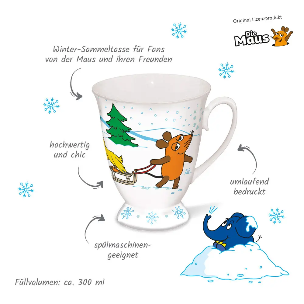 Bild: 4251901506191 | Trötsch Die Maus Sammeltasse Winter | Trötsch Verlag GmbH &amp; Co.KG