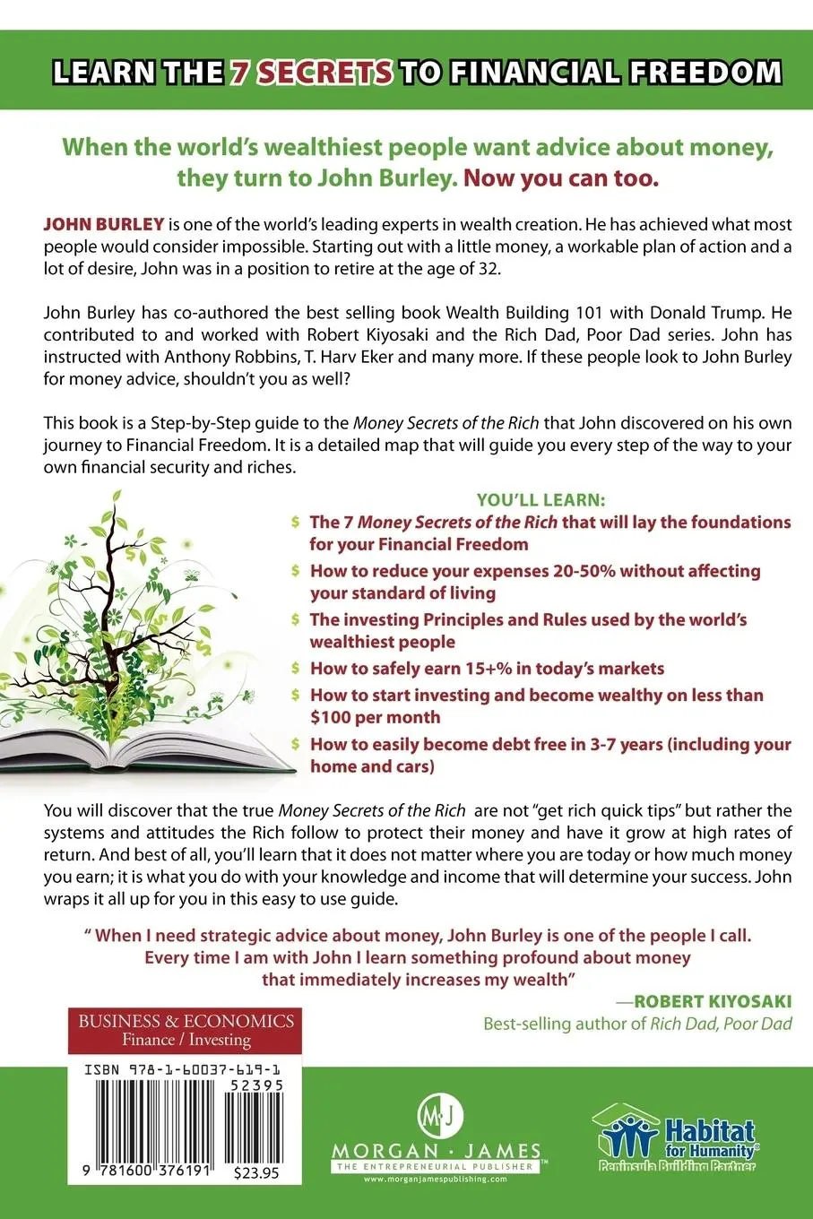 Rückseite: 9781600376191 | Money Secrets of the Rich | Learn the 7 Secrets to Financial Freedom