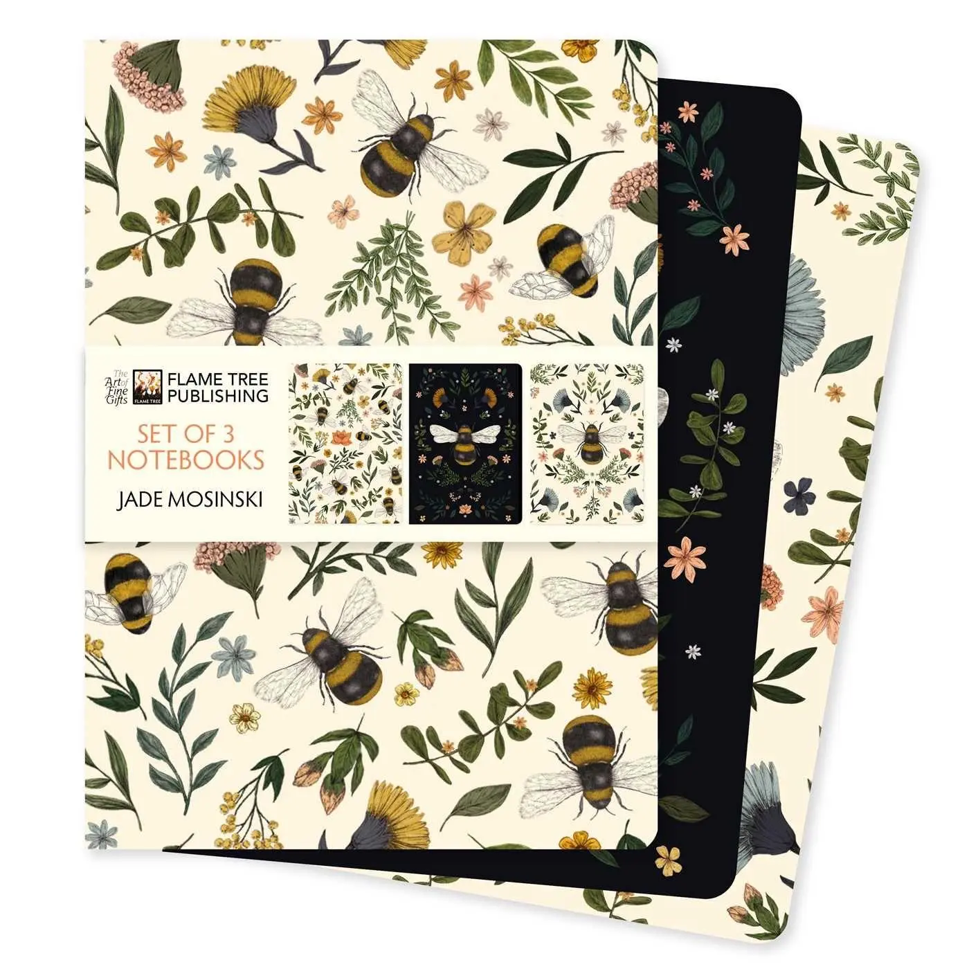 Cover: 9781835626191 | Jade Mosinski Set of 3 Standard Notebooks | Flame Tree Publishing