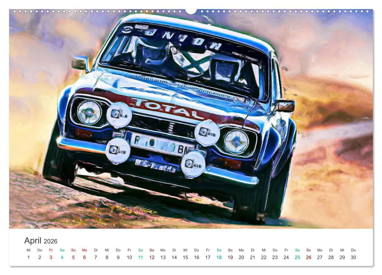 Bild: 9783457246191 | Kultautos - Capri und Escort (hochwertiger Premium Wandkalender...