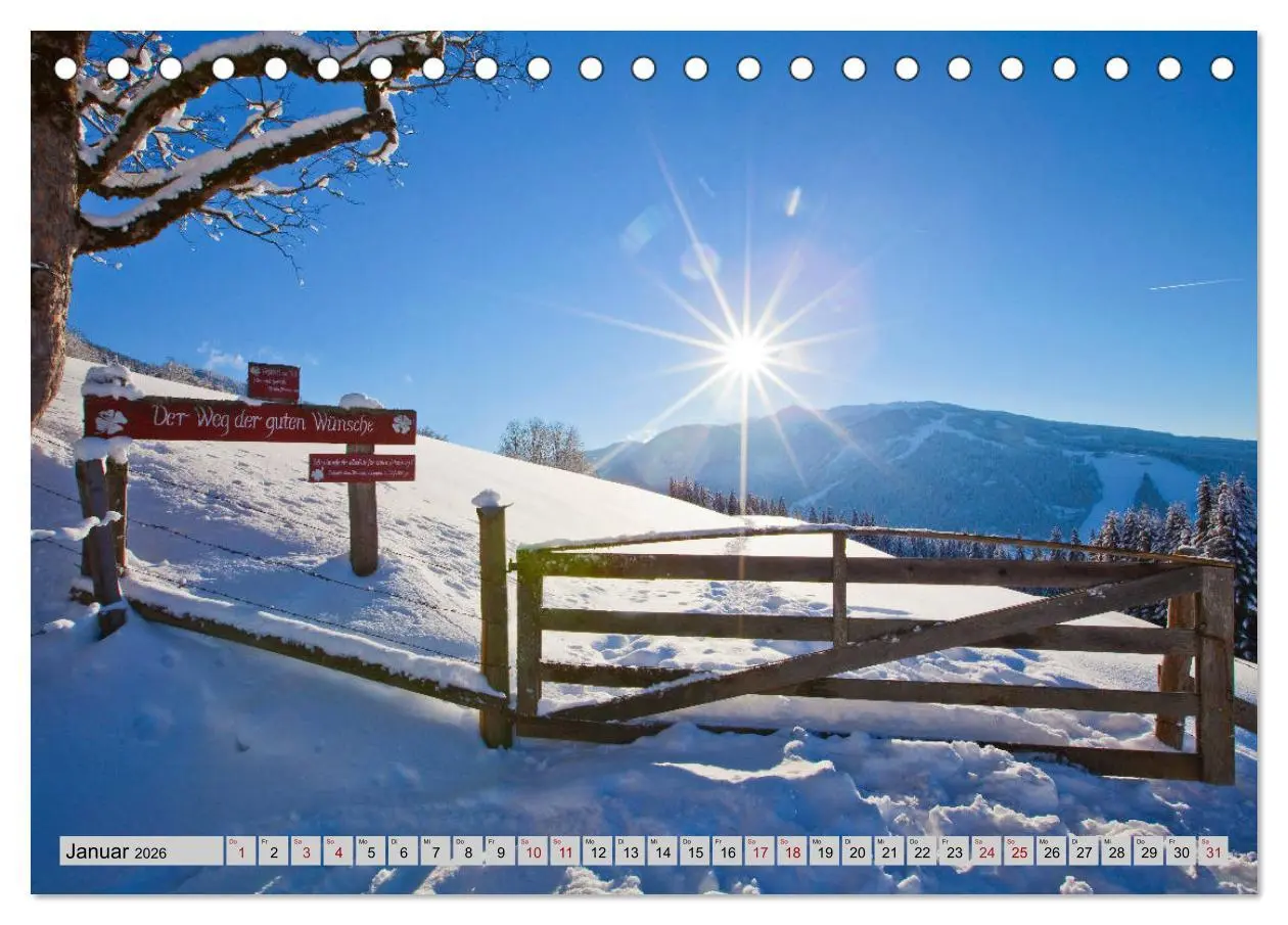Bild: 9783457866191 | Herzliche Grüße aus Flachau (Tischkalender 2026 DIN A5 quer),...