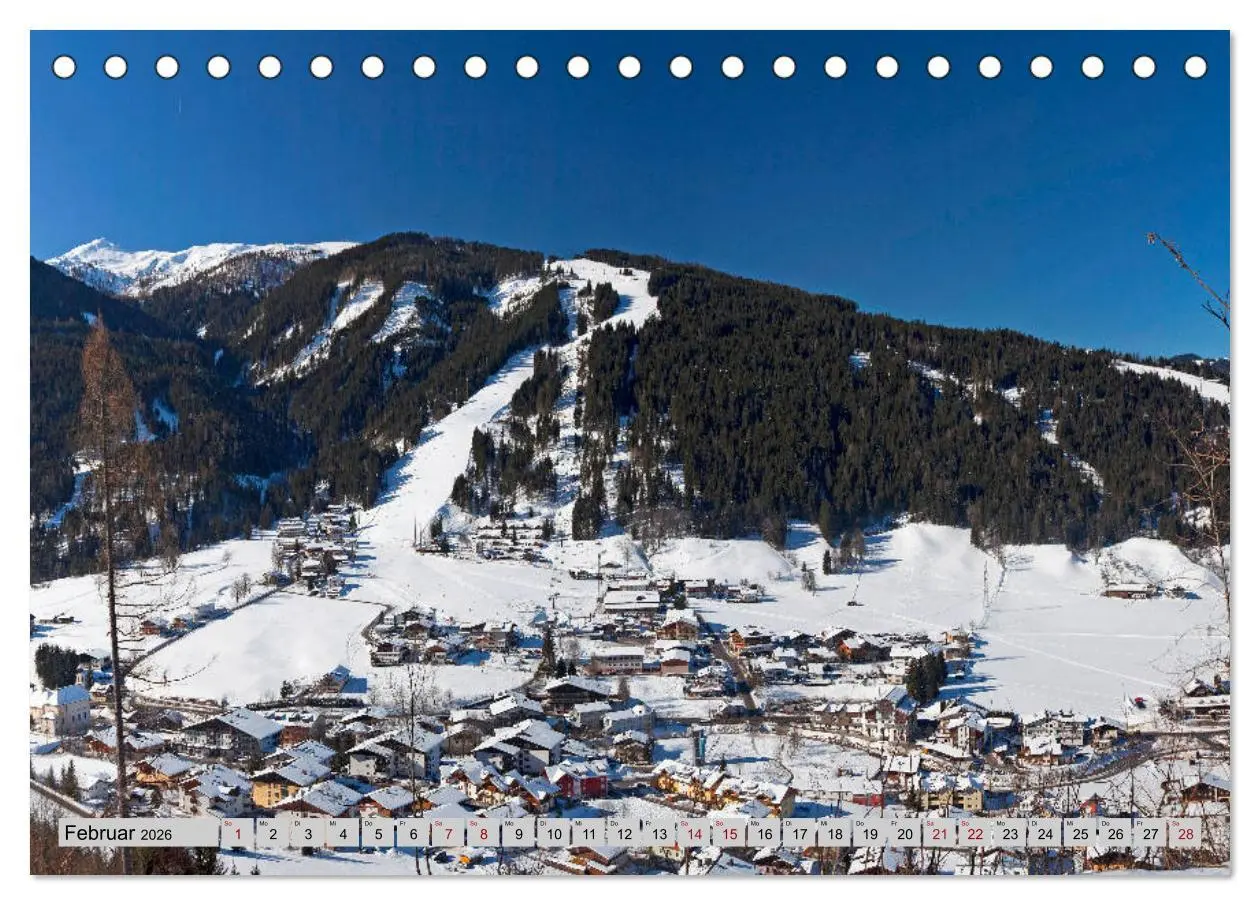 Bild: 9783457866191 | Herzliche Grüße aus Flachau (Tischkalender 2026 DIN A5 quer),...