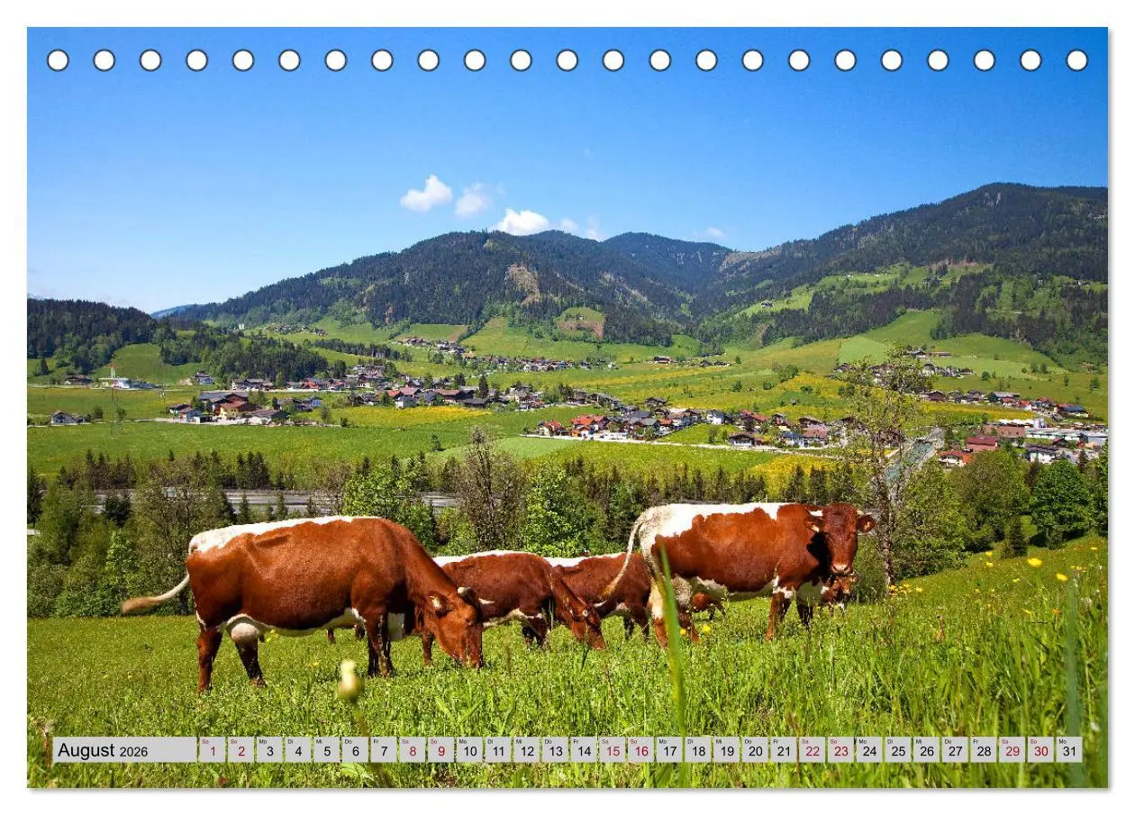 Bild: 9783457866191 | Herzliche Grüße aus Flachau (Tischkalender 2026 DIN A5 quer),...
