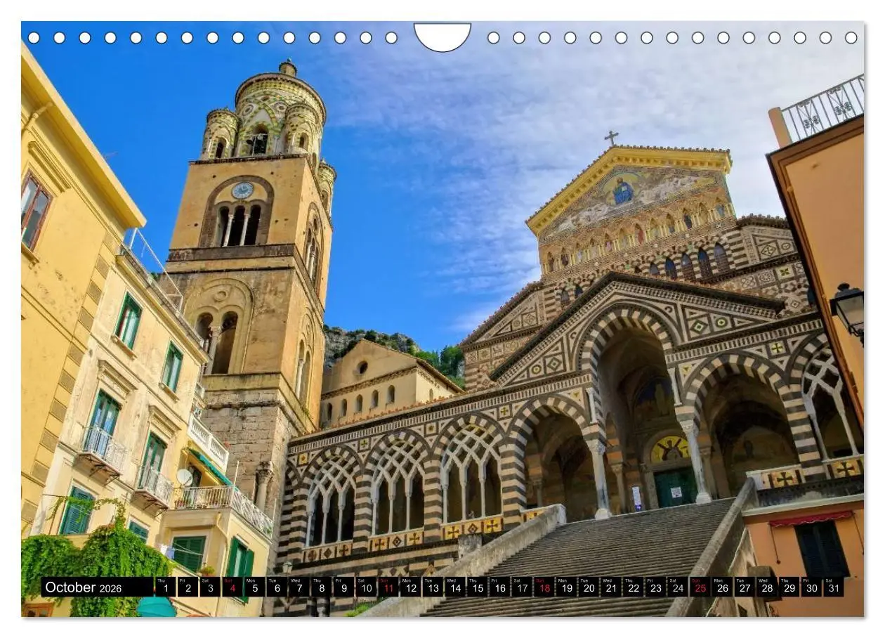 Bild: 9783516576191 | Amalfi Coast and Campania (Wall Calendar 2026 DIN A4 landscape),...
