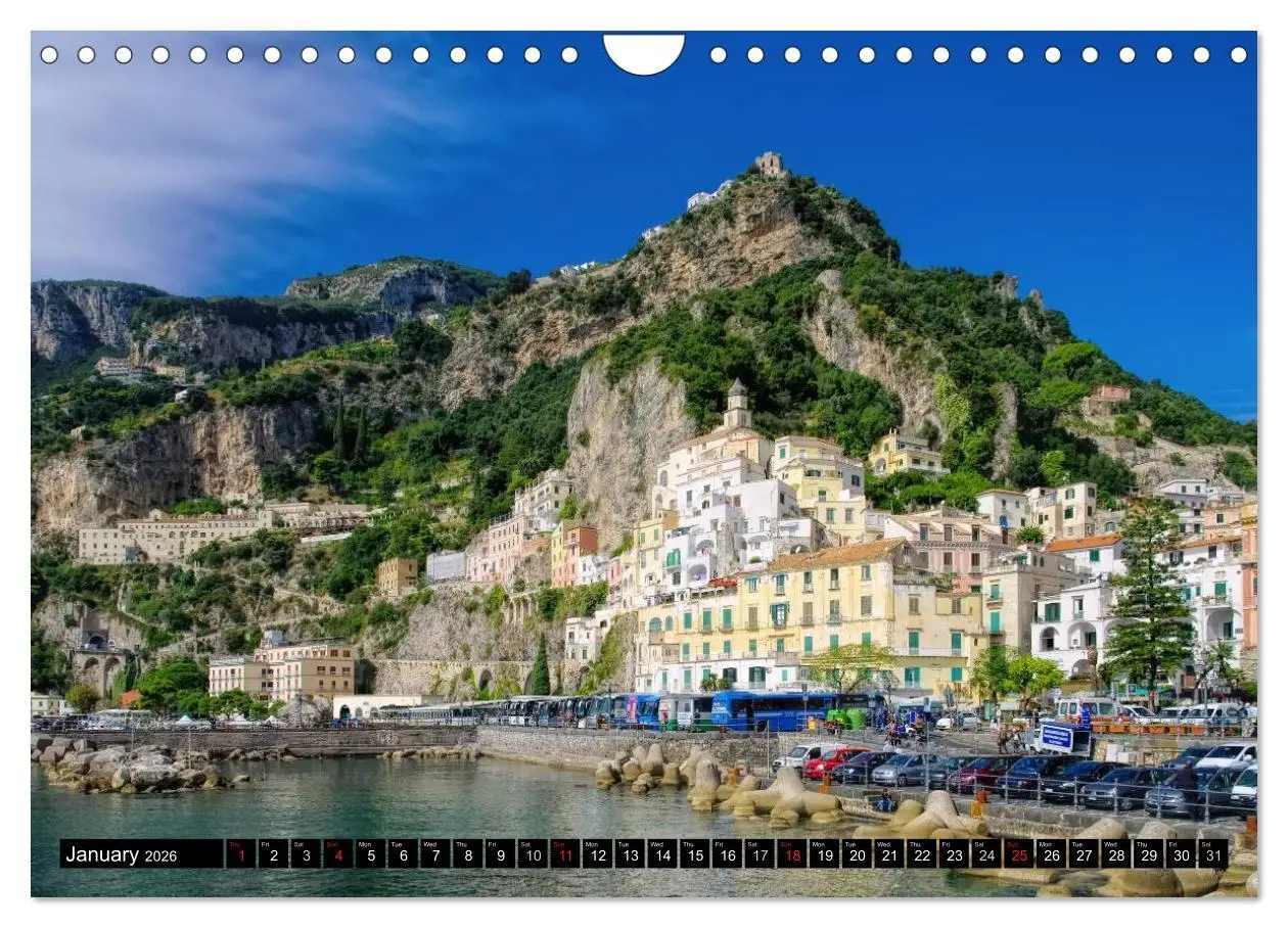 Bild: 9783516576191 | Amalfi Coast and Campania (Wall Calendar 2026 DIN A4 landscape),...