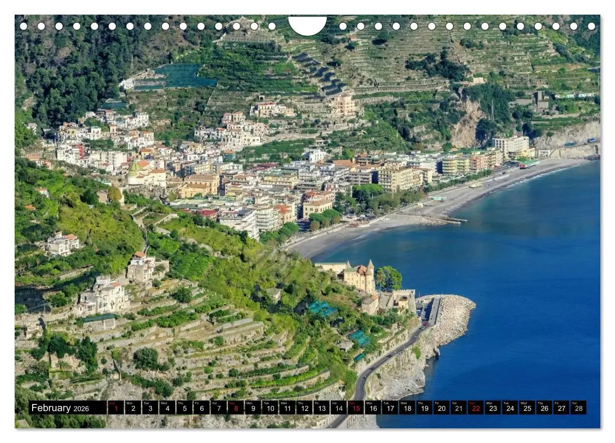 Bild: 9783516576191 | Amalfi Coast and Campania (Wall Calendar 2026 DIN A4 landscape),...