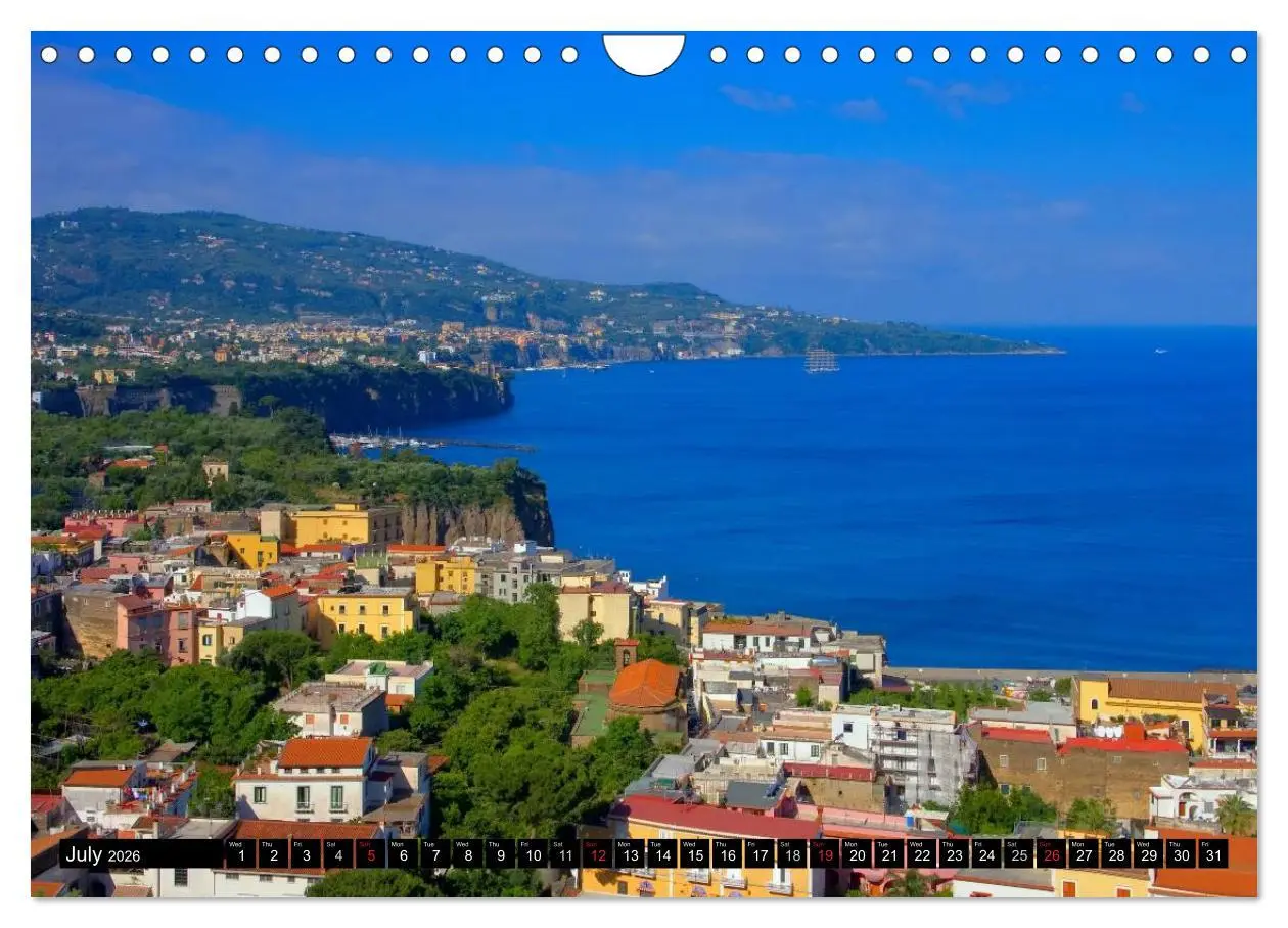 Bild: 9783516576191 | Amalfi Coast and Campania (Wall Calendar 2026 DIN A4 landscape),...