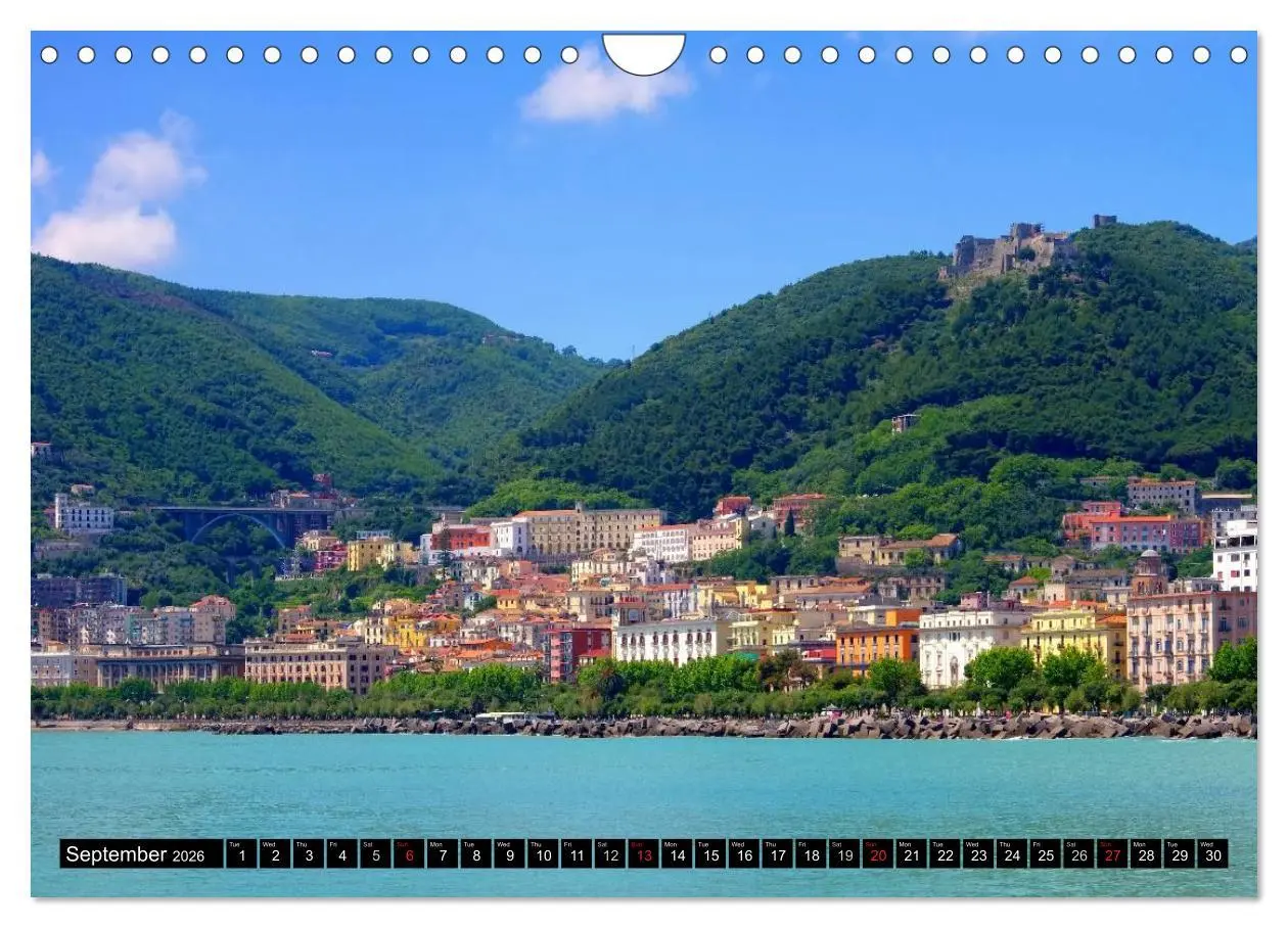 Bild: 9783516576191 | Amalfi Coast and Campania (Wall Calendar 2026 DIN A4 landscape),...