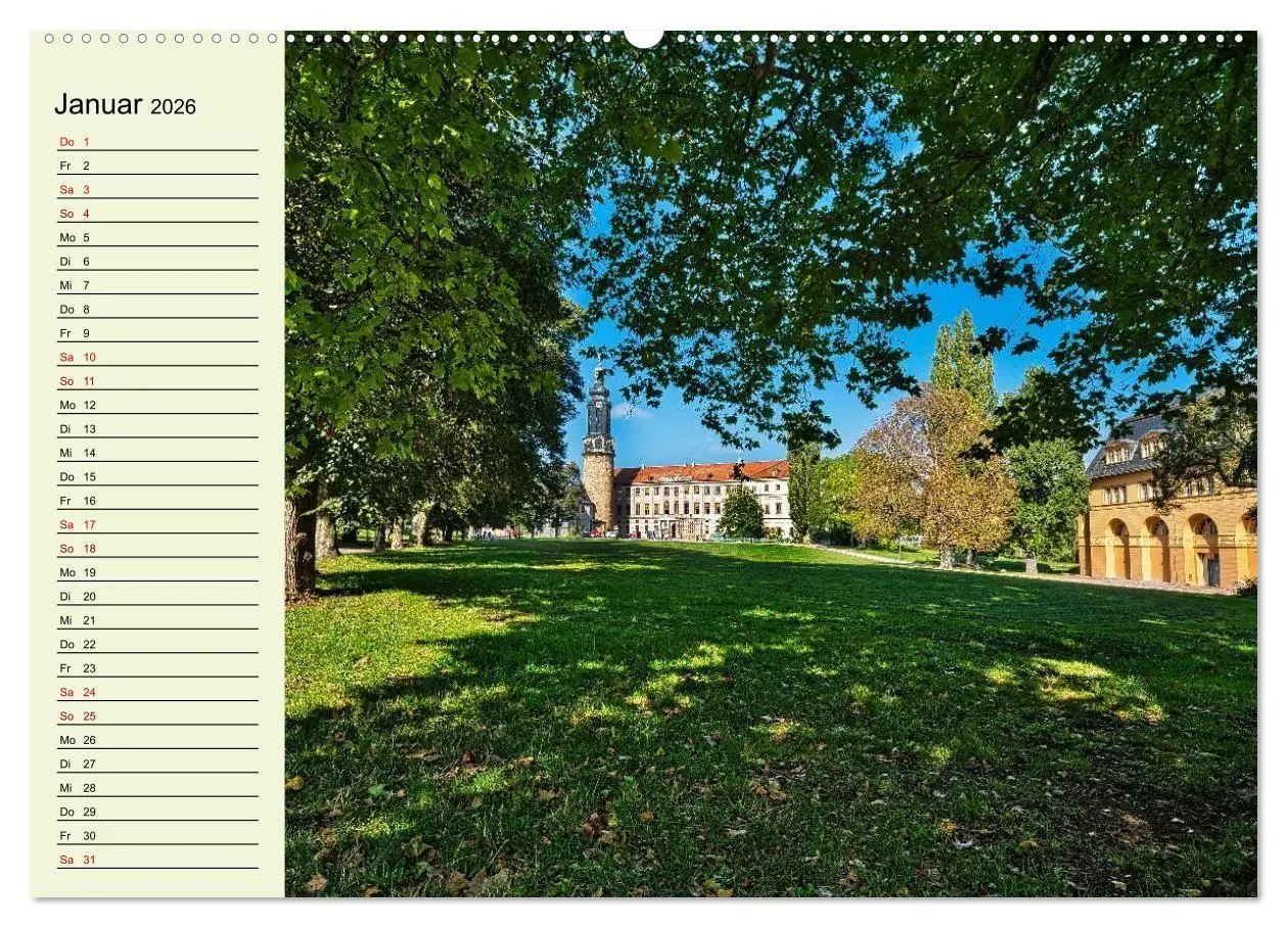 Bild: 9783516716191 | Weimar - Mit Plan durch das Jahr (hochwertiger Premium Wandkalender...