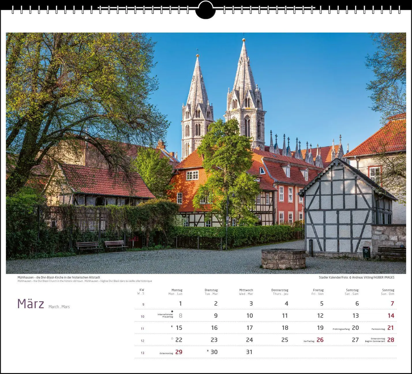 Bild: 9783861926191 | Malerisches Thüringen 2027 | verschiedene | Kalender | Spiralbindung