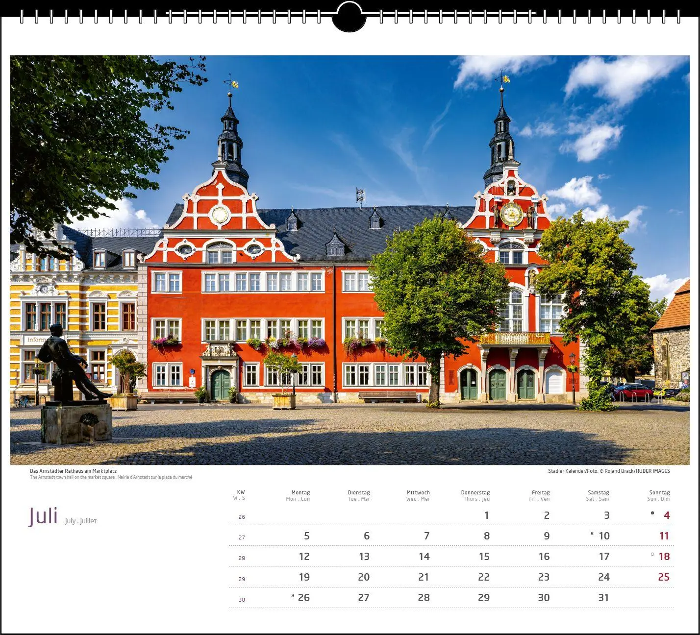 Bild: 9783861926191 | Malerisches Thüringen 2027 | verschiedene | Kalender | Spiralbindung