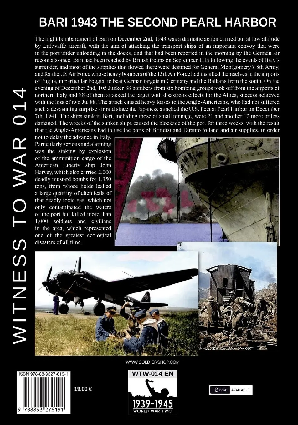 Rückseite: 9788893276191 | Bari 1943: the second Pearl Harbor | Francesco Mattesini | Taschenbuch
