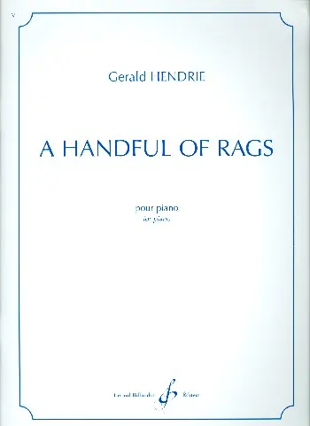 Cover: 9790043096191 | A Handful of Rags | Gerald Hendrie | Songbuch (Klavier) | Buch