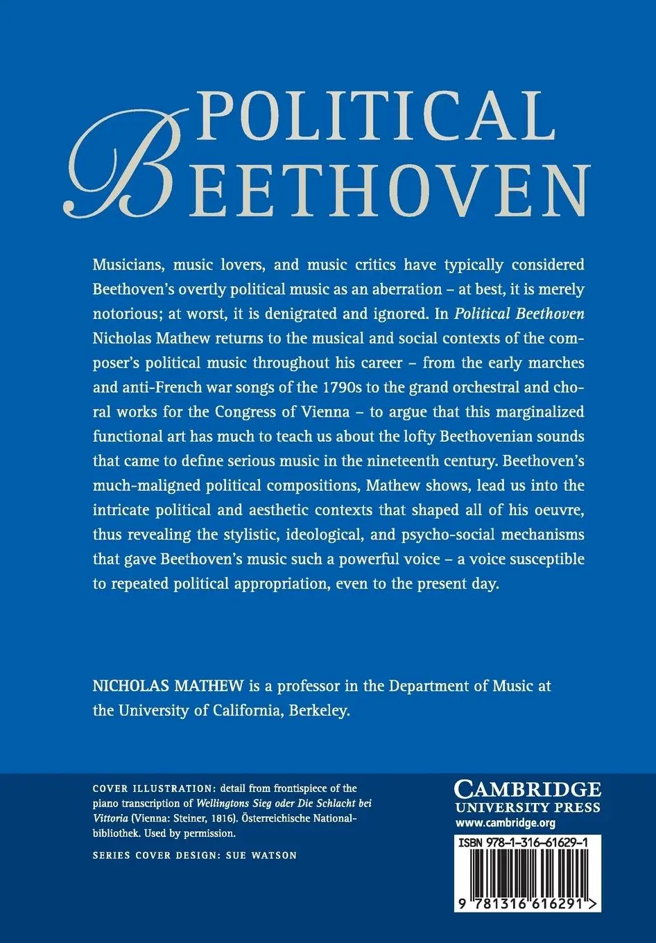 Rückseite: 9781316616291 | Political Beethoven | Nicholas Mathew | Taschenbuch | Englisch | 2016