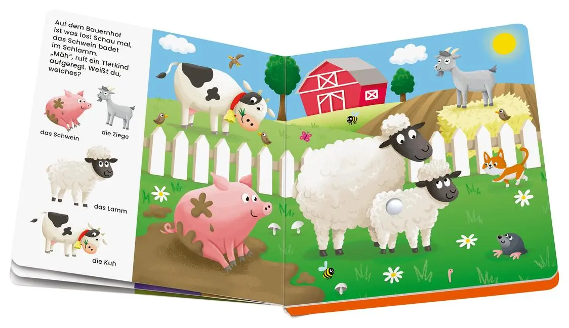 Bild: 9783473456291 | Play+ Mein allererstes Soundbuch Tierkinder - ab 12 Monate | Höck