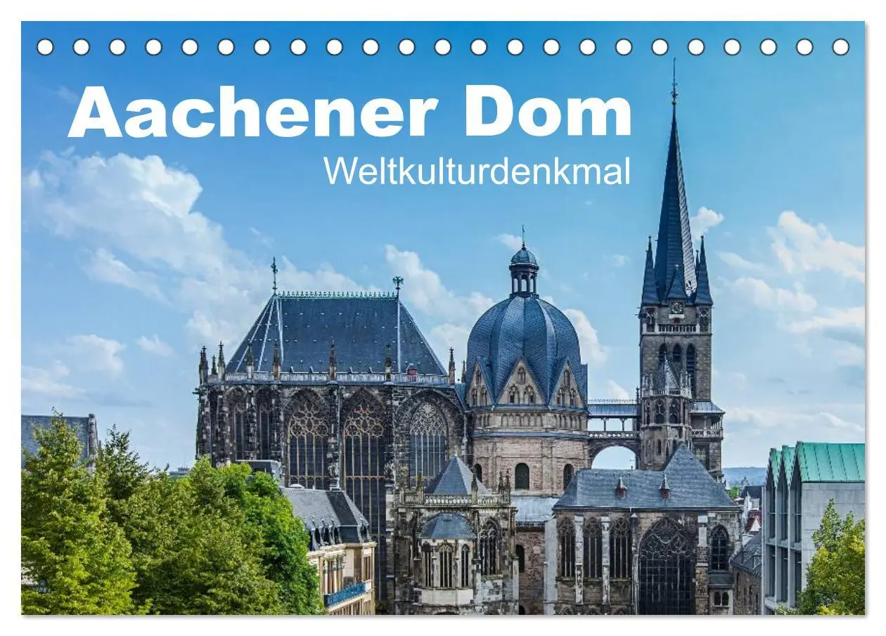 Cover: 9783516016291 | Aachener Dom - Weltkulturdenkmal (Tischkalender 2026 DIN A5 quer),...