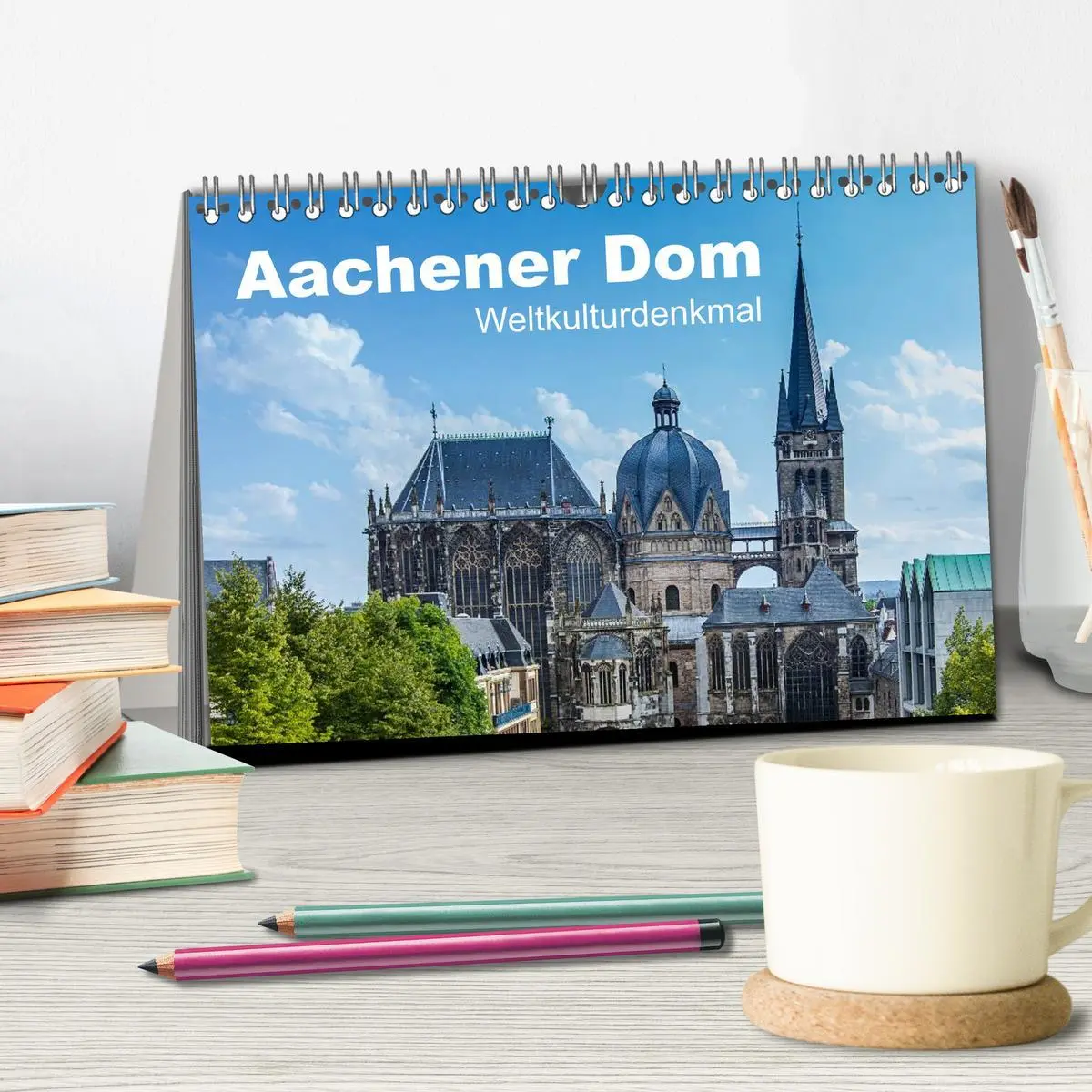 Bild: 9783516016291 | Aachener Dom - Weltkulturdenkmal (Tischkalender 2026 DIN A5 quer),...