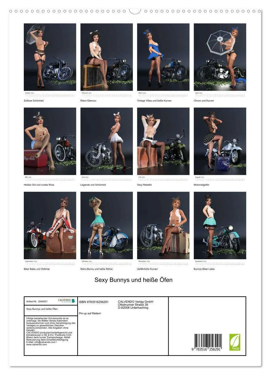 Bild: 9783516256291 | Sexy Bunnys und heiße Öfen (hochwertiger Premium Wandkalender 2026...