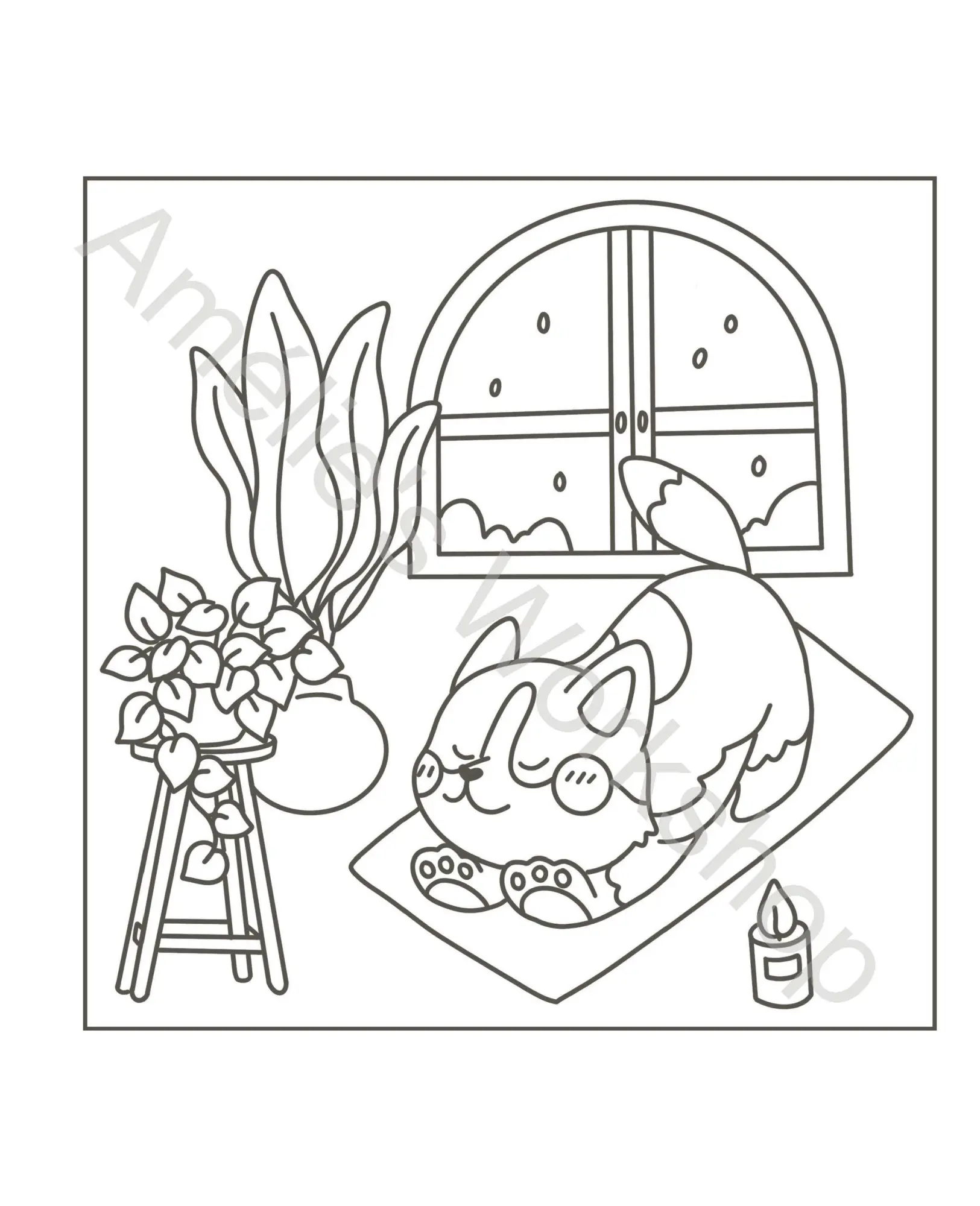 Bild: 9783730616291 | Süß und flauschig: Am Kamin - das bezaubernde Ausmalbuch | Workshop