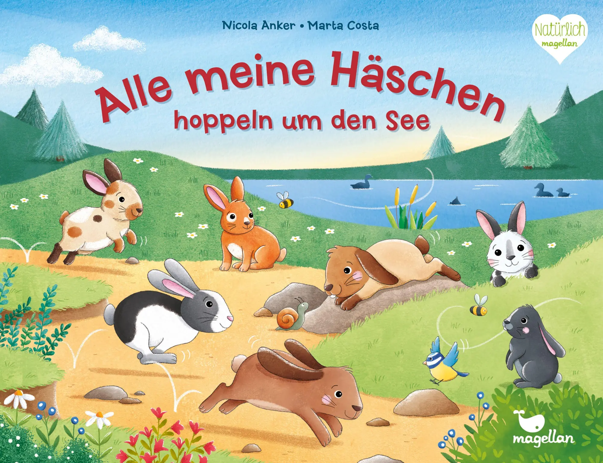 Cover: 9783734816291 | Alle meine Häschen hoppeln um den See | Nicola Anker | Buch | 24 S.