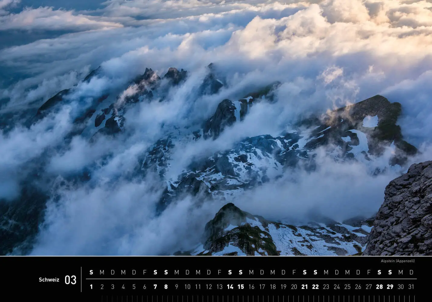 Bild: 9783968556291 | Schweiz Premiumkalender 2026 | Christian Heeb | Kalender | Deutsch