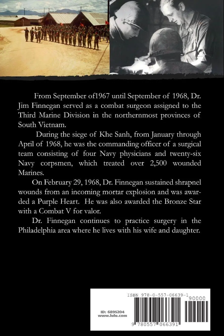 Rückseite: 9780557066391 | In the Company of Marines | A Surgeon Remembers Vietnam | Finnegan