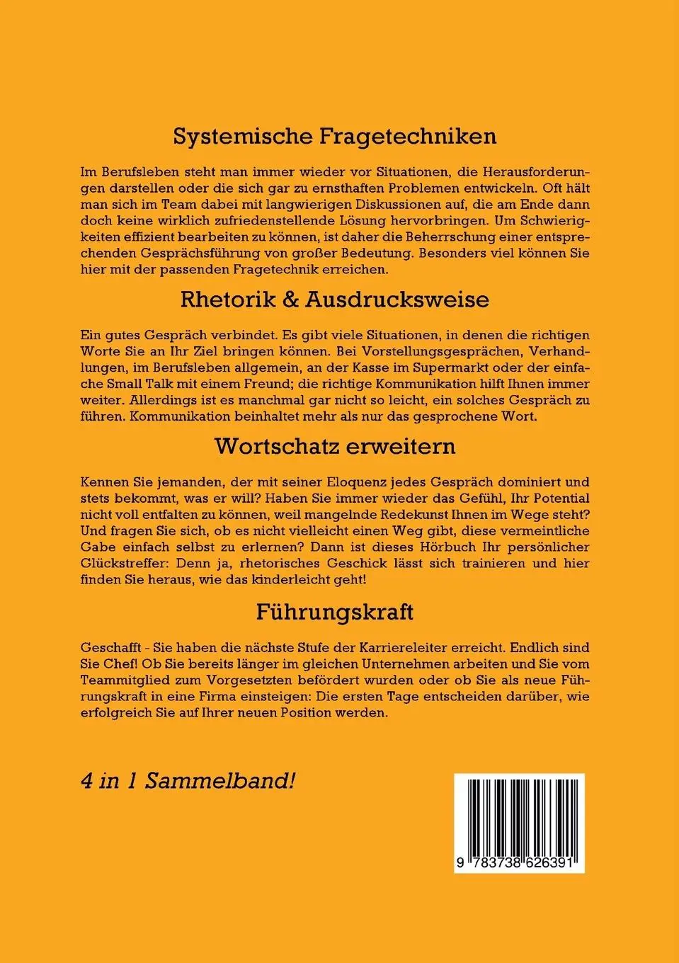 Rückseite: 9783738626391 | Kommunikation für Führungskräfte - 4 in 1 Sammelband | Vohs (u. a.)