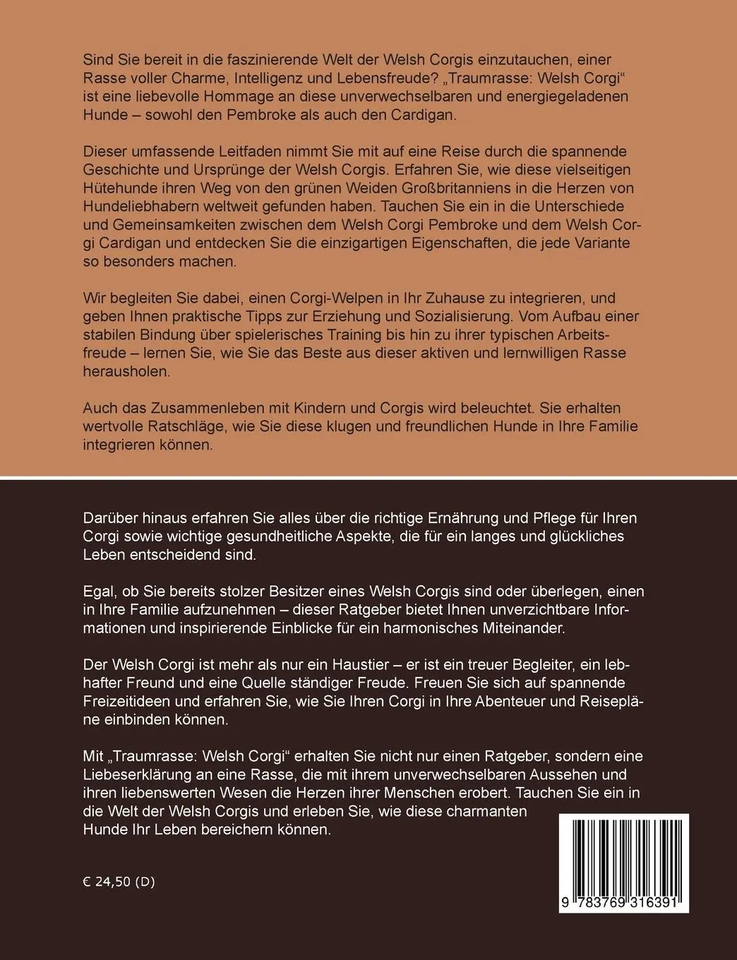 Rückseite: 9783769316391 | Traumrasse Welsh Corgi | Cardigan und Pembroke | Ingrid Stan | Buch